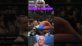 Ric Flair vs The Undertaker 5 WWE 2K14  Defeat the Streak [upl. by Mulcahy]