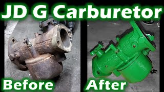 John Deere G Carburetor DLTX 24 Rebuild [upl. by Nah]