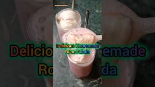 Rose Faluda cookingwithsagar45 food recipe faluda faludarecipe faludaicecream cooking foodie [upl. by Arag]