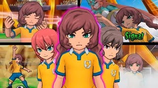 Shindou and Kirno Riccardo and Gabriel Mixi Max  All Hissatsu Techniques  Inazuma eleven Games [upl. by Irol399]