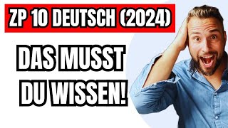 ZP10 DEUTSCH 2024 Das Wichtigste in 2 Minuten erklärt [upl. by Ethan869]