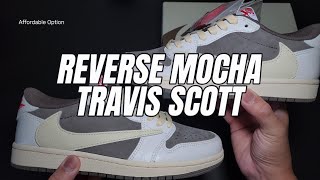 Air Jordan 1 low OG SP Reverse Mocha review pair from StockXSh0esvip sneakers [upl. by Riplex]