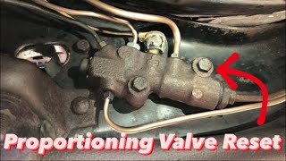 GM Proportioning Valve Reset [upl. by Cohbath]