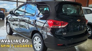 NOVA CHEVROLET SPIN LT 2024  7 LUGARES AVALIAÇÃO COMPLETA EM DETALHES [upl. by Yht933]