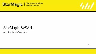 SvSAN Architectural Overview [upl. by Rutherfurd358]