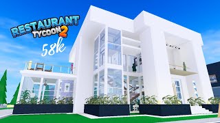 New Architectural Design in Restaurant Tycoon 2  ROBLOX [upl. by Eibreh]