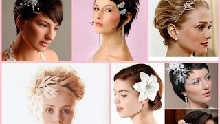 Wedding hairstyle for short hair  30 best ideas [upl. by Seravaj861]