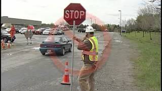 Flagging Operations 1  MaineDOT [upl. by Hinckley]