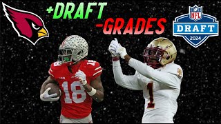 Grading The Arizona Cardinals 2024 NFL Draft [upl. by Llenrad]