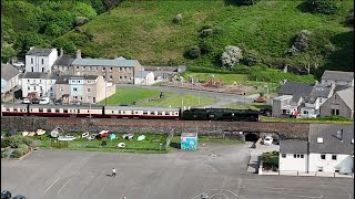 34046 Braunton with The Lakelander on the Cumbrian Coast 18 05 24 [upl. by Mandell]