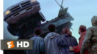 Dantes Peak 810 Movie CLIP  The Bridge is Destroyed 1997 HD [upl. by Garrot]