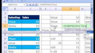 Excel Magic Trick 204 Adding w Case Sensitive Criteria [upl. by Nnod213]