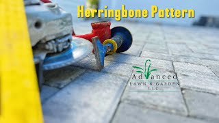 The Herringbone Paver Pattern Installation [upl. by Esihcoc]