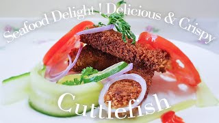 DELICIOUS CUTTLEFISH FRY  EASY AND TASTY SEAFOOD DELIGHT  CRISPY CUTTLEFISH  SEAFOOD RECIPE [upl. by Vanni]