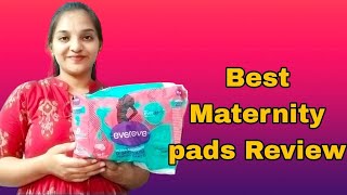 Evereve maternity pads review  postpartum essentials  Aswini Parimala [upl. by Altis]