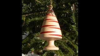 Turning a Christmas Tree Ornament [upl. by Lawler491]