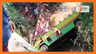 8 dead in a road accident along Ushirika Road in Karen Nairobi [upl. by Netsriik]