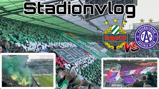 SK RAPID 30 FK AUSTRIA  342 Wiener Derby 🔥  Stadionvlog 🏟️ [upl. by Ozan]