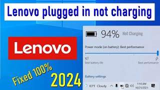 My Lenovo laptop is not charging  How To Fix plugged in not charging in Lenovo Laptops [upl. by Rosen]