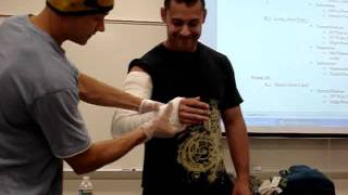 Long Arm Posterior Splint Application [upl. by Shayla960]