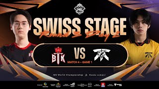 FIL M6 Swiss Stage Day 4  BTK vs FNOP Game 1 [upl. by Ylesara509]