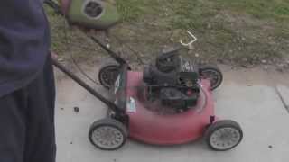 Fixed Garbage Picked 35HP Briggs and Stratton Mower [upl. by Nylaehs]