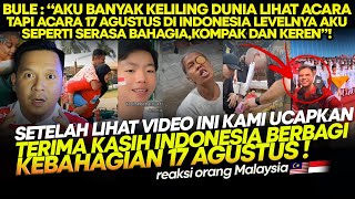 BULE  quotAKU BANYAK KELILING DUNIA LIHAT ACARATAPI ACARA 17 AGUSTUS EMANGNGA LEVEL GAK ADA LAWANquot [upl. by Enitsuj]