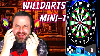 WillDarts Mini1 Soft Tip Electronic Dart Board Review Check out the added monitor [upl. by Sukramed]