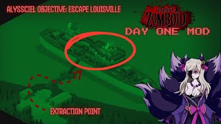 PROJECT ZOMBOID  ESCAPE FROM LOUISVILLE DAY ONE MOD [upl. by Settera]