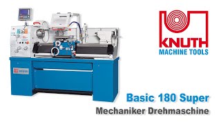 KNUTH Basic 180 Super  Mechaniker Drehmaschine [upl. by Burkitt]