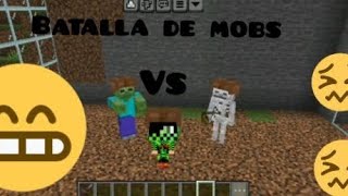 batalla de mobs en Minecraft [upl. by Braun]