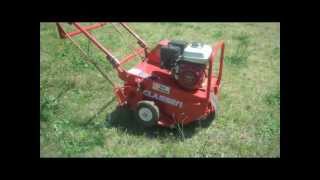 HOW TO Aerate Plug your Lawn Plugger Grass Aerator Conditioner Honda Engine [upl. by Eidroj]