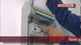 KV Smalltype distribution boards from Hensel [upl. by Samford]