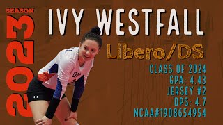 2023 Sunshine Volleyball Classic Qualifier  Ashlynd Westfall  Libero Recruiting Highlights 17u [upl. by Truk241]