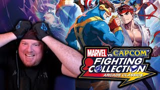 ITS MAHVEL BABAY  MARVEL vs CAPCOM Fighting Collection Reveal  Krimson KB Reacts [upl. by Leiand]