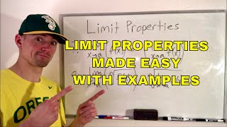 LIMIT PROPERTIES  Examples applying the 8 properties of limits [upl. by Gilman78]