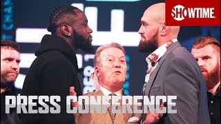 Wilder vs Fury London Press Conference  SHOWTIME PPV [upl. by Ettelimay328]