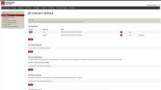 eStudent Tutorial 2 Updating your personal details [upl. by Florio763]