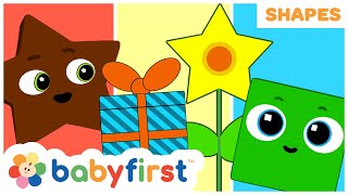 New Show  Shapes School  Educational videos for kids  Learning Shapes for kids  BabyFirst TV [upl. by Layor]