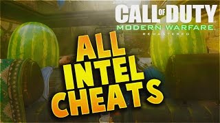 All Call of Duty 4 Modern Warfare Remastered quotIntel Cheatsquot Gameplay COD 4 Remastered Gameplay [upl. by Strep]