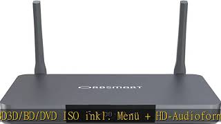 Orbsmart R81 4K Media Player  Dolby Vision  HDR10  UHD  3D  HDAudio  USB 30 für Festplatte [upl. by Akinoj794]