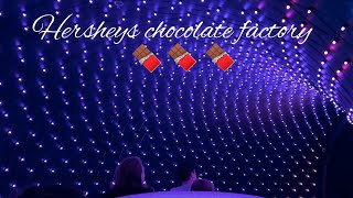 Hershey’s chocolate world  part 1  Ride  chocolate making process [upl. by Assenov560]