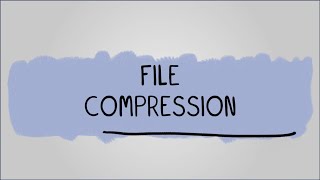 File Compression  R093 Creative iMedia in the Media Industry [upl. by Niuqaoj]