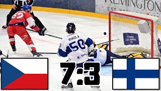 ČESKO VS FINSKO KARJALA CUP 2023 [upl. by Abbie342]