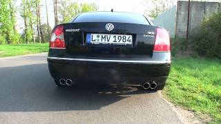 VW Passat W8  Tuning  Sound [upl. by Aicnarf]