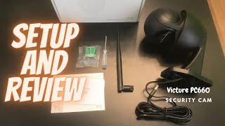 Victure PC660  Security camera  Setup and Review [upl. by Ahkeber]