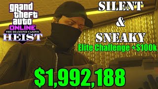 GTA 5 Online The Diamond Casino Heist Silent amp Sneaky Elite Challenge  2 Players  Artwork Vol6 [upl. by Fahey284]