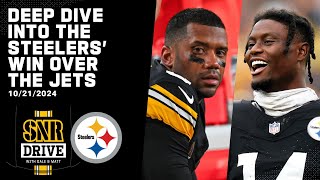 Deep Dive into Steelers 3715 Win Over Jets  SNR Drive  Pittsburgh Steelers [upl. by Blancha]