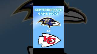 THIRSDAY NIGHT FOOTBALL GAME PICKS nfl nfldraft football fantasyfootball ravens chiefs [upl. by Deane]