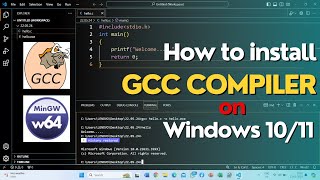 How to install mingwW64  GNU compiler  gcc compiler  step by step installation [upl. by Ydasahc351]